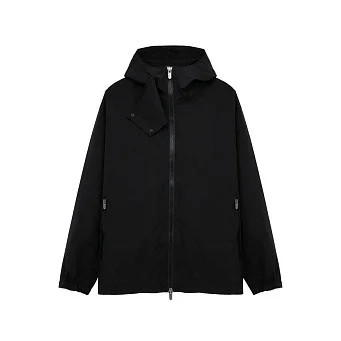 Лёгкая короткая куртка унисекс SHU чёрная